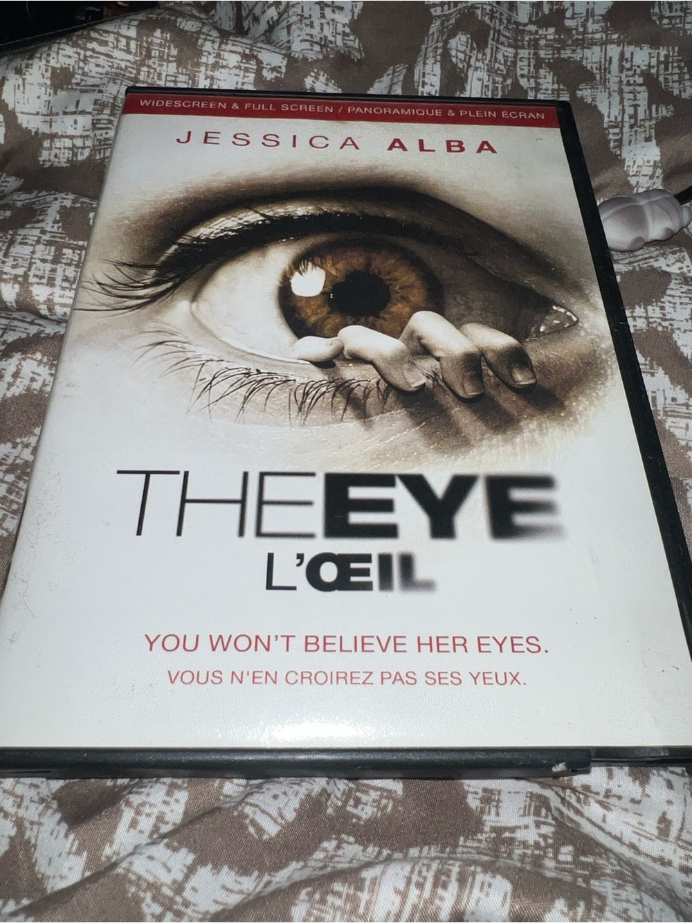 The Eye (Jessica Alba) DVD - White Cover